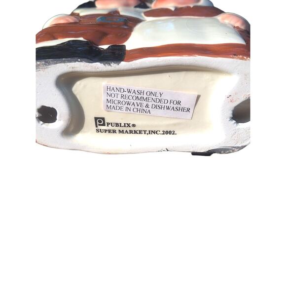 Vtg Publix Pilgrim Couple Napkin Holder 5x4 Inches Tall Table Decor Boxed - Picture 6 of 6